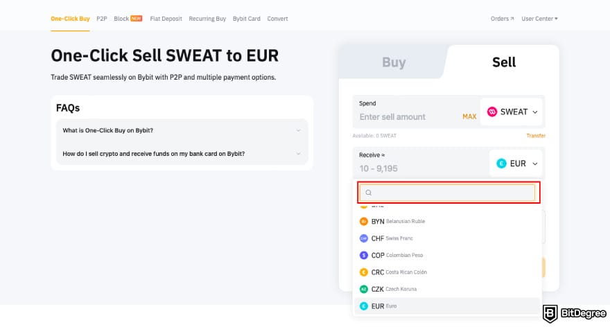 How to withdraw money from Sweatcoin: choose the fiat currency you want to sell SWEAT for. How to withdraw money from Sweatcoin: choose the fiat currency you want to sell SWEAT for.