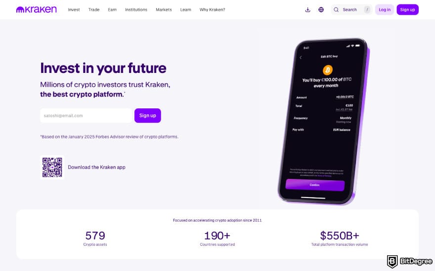 How to withdraw money from Sweatcoin: a screenshot of Kraken's homepage. How to withdraw money from Sweatcoin: a screenshot of Kraken's homepage.
