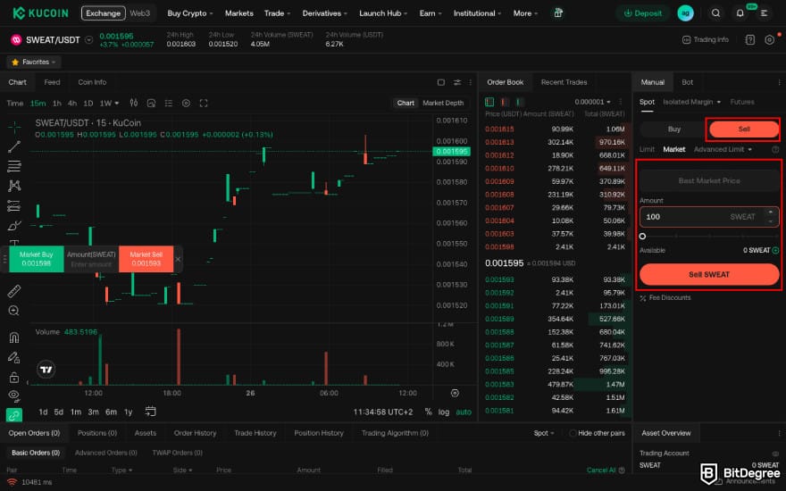How to withdraw money from Sweatcoin: trade SWEAT for USDT on KuCoin. How to withdraw money from Sweatcoin: trade SWEAT for USDT on KuCoin.