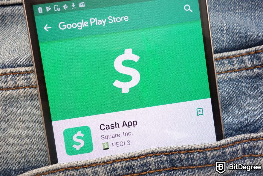 How to withdraw money from Trust Wallet: Cash App on a mobile screen.