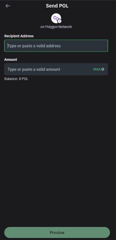 How to withdraw money from Trust Wallet: paste the Bybit address here.