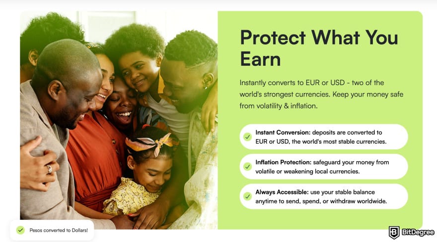 How to withdraw money from Western Union: Ogvio USD-pegged funds page.