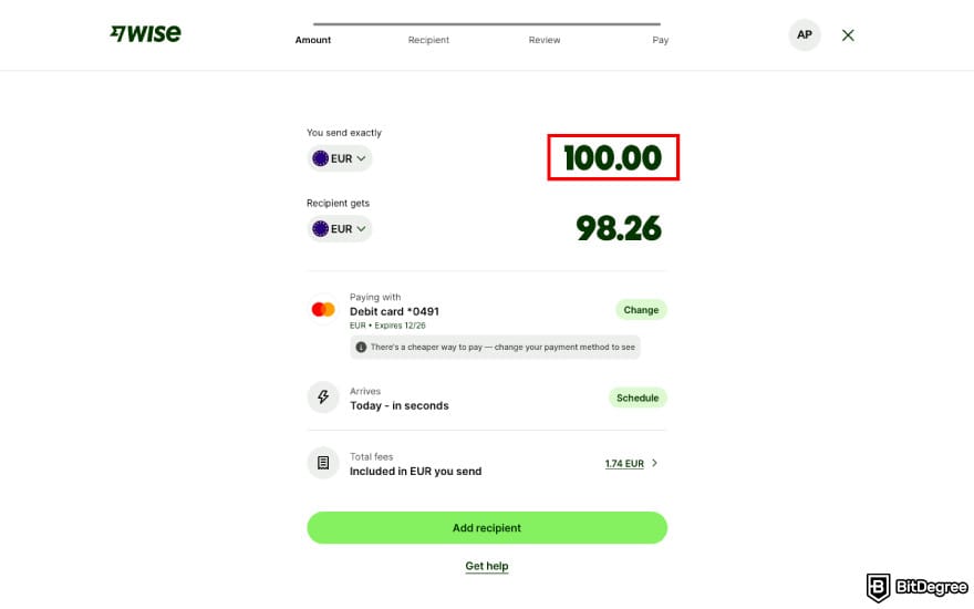 How to withdraw money from Wise to bank account: enter the amount you want to send. How to withdraw money from Wise to bank account: enter the amount you want to send.