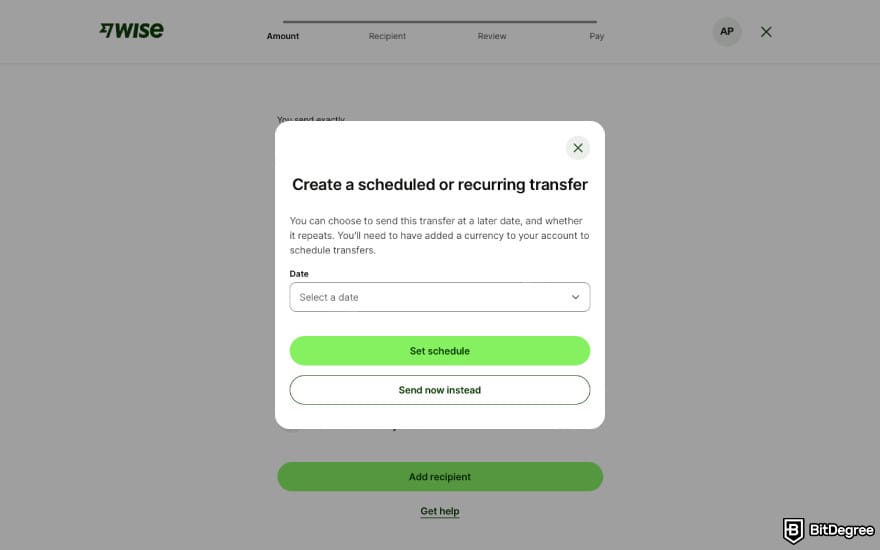How to withdraw money from Wise to bank account: create a scheduled or recurring transfer. How to withdraw money from Wise to bank account: create a scheduled or recurring transfer.