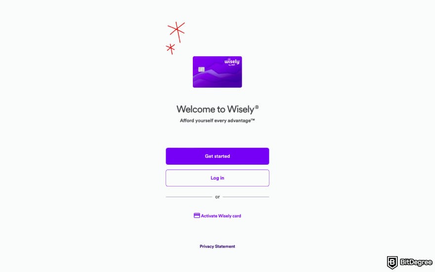 How to withdraw money from Wisely card: log in to your Wisely account. How to withdraw money from Wisely card: log in to your Wisely account.