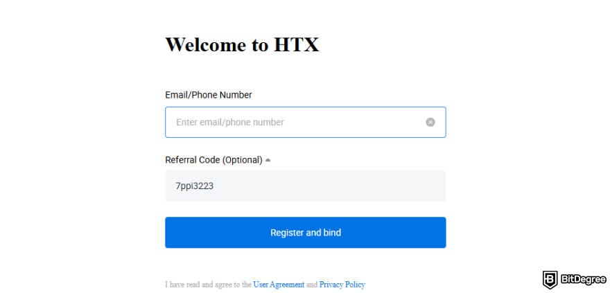 HTX referral code: welcome to HTX and use the referral code 7ppi3223.