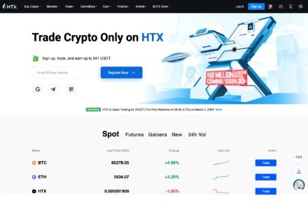 HTX - 0.2% Trading Fees and Below