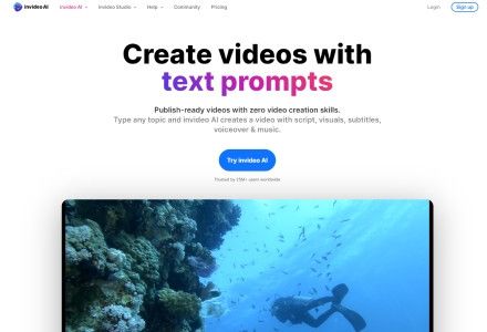 Invideo AI - One of the Best Video Generators for Marketing and Social Media