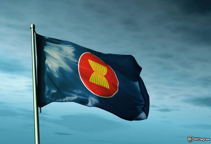 Is Bitcoin legal: the ASEAN flag.