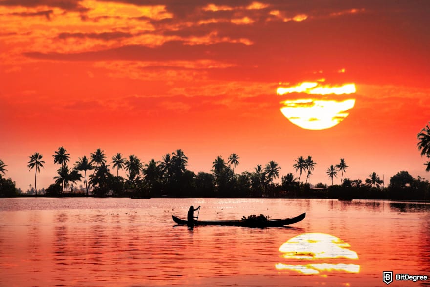 Is Bitcoin legal: the sunny views of an Indonesian island.