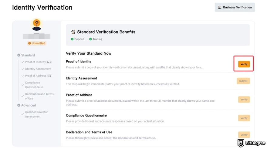 Is Bybit safe: the KYC verification page on Bybit. Is Bybit safe: the KYC verification page on Bybit.