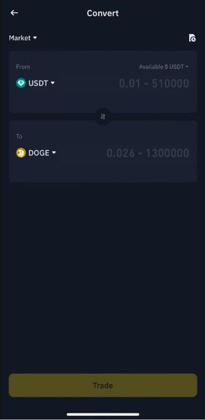 Is Dogecoin a good investment? Converting one coin to another on the Binance mobile app.