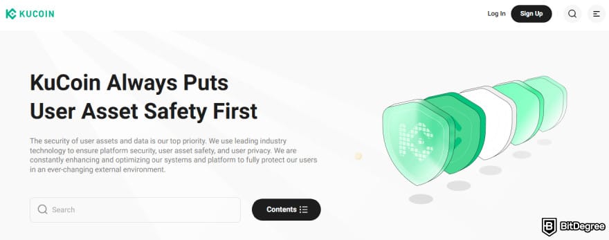 Is KuCoin safe: KuCoin Security page.
