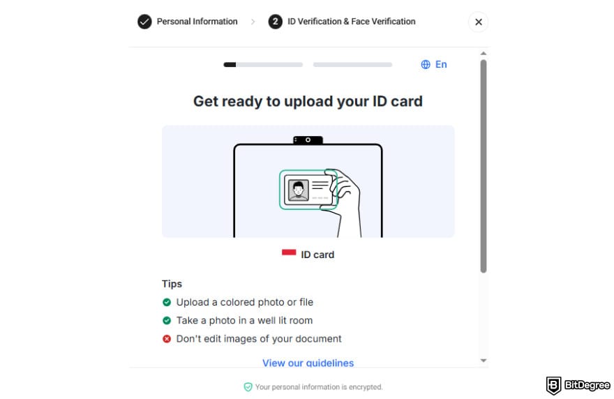 Is KuCoin safe: ID verification on KuCoin.