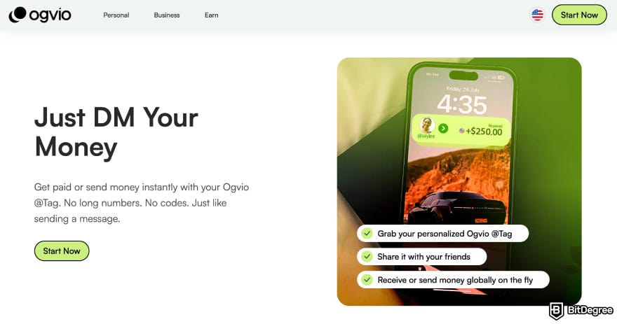 Is PayPal available in India: Ogvio @Tag feature.