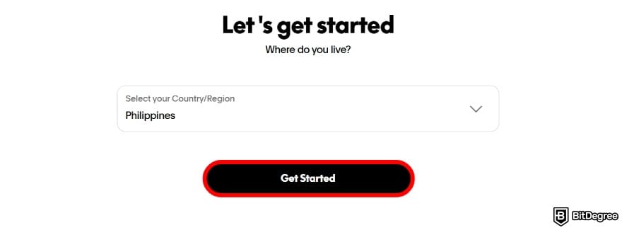 Is PayPal available in Philippines: select your country or region from the dropdown menu.