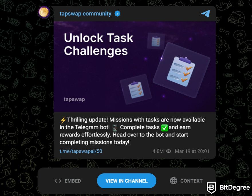 Is TapSwap legit: unlock challenges.