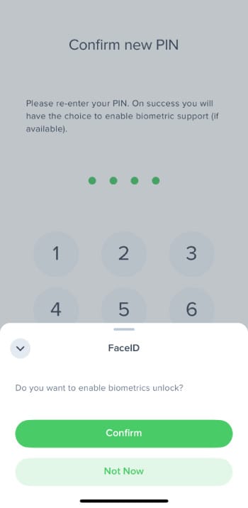 Is Uphold safe: click Confirm.