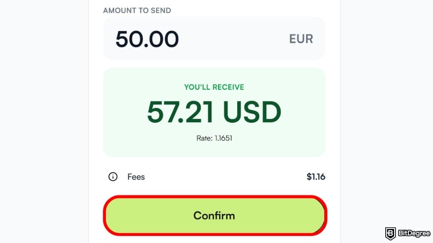 Is Wise available in the Philippines: enter how much money you want to top up.