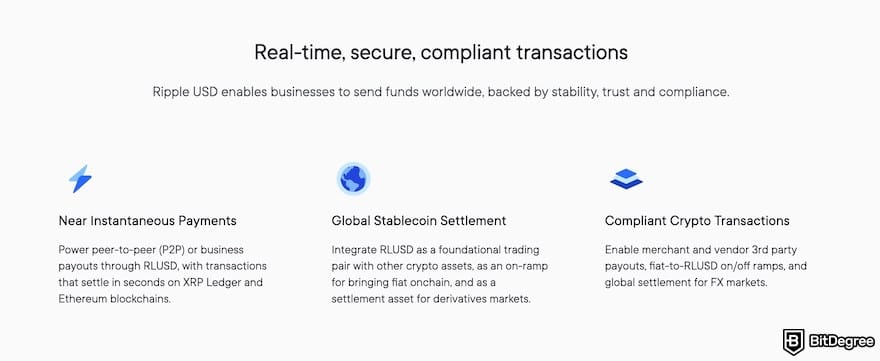 Is XRP dead: the RLUSD features.