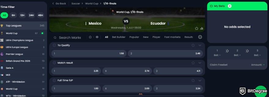 Jack.com review: markets and odds. Jack.com review: markets and odds.