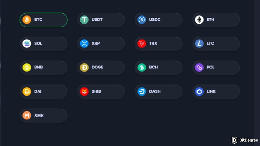 Jack.com review: crypto selection. Jack.com review: crypto selection.