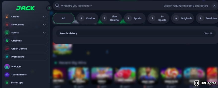 Jack.com review: search for a game to play. Jack.com review: search for a game to play.