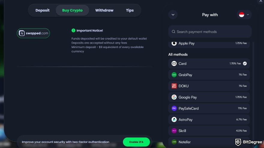 Jack.com review: payment methods. Jack.com review: payment methods.