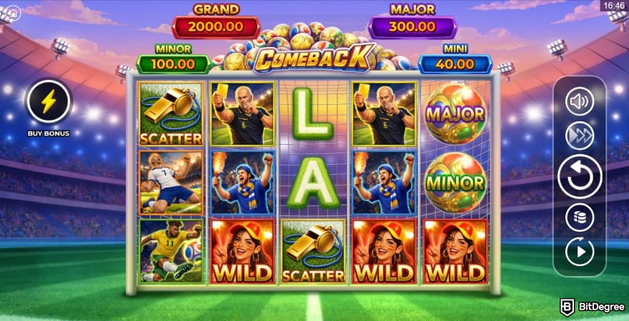 Jack.com review: a slot game called Comeback. Jack.com review: a slot game called Comeback.