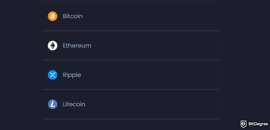 Jackbit casino review: cryptocurrency selection on Jackbit. Jackbit casino review: cryptocurrency selection on Jackbit.