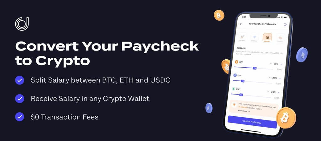 Juno Crypto review: converting your paycheck to crypto with Juno.