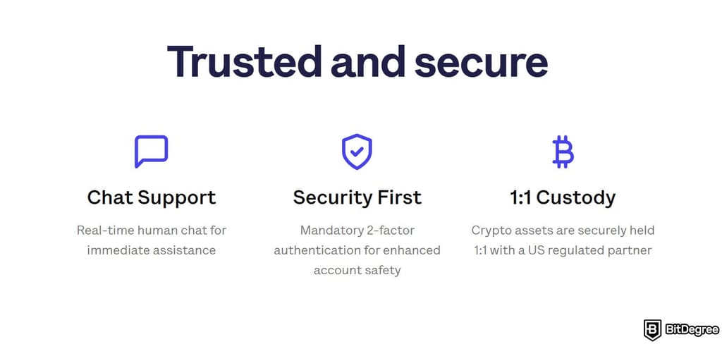 Juno Crypto Review: security features of Juno.