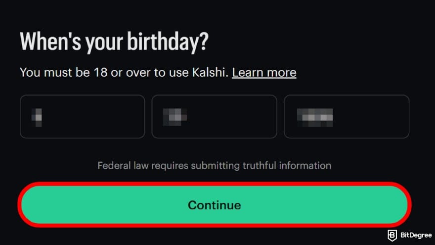 Kalshi review: enter your date of birth. Kalshi review: enter your date of birth.