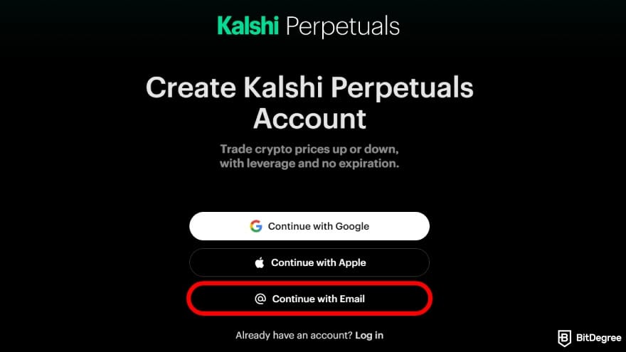 Kalshi review: choose your preferred sign up method. Kalshi review: choose your preferred sign up method.