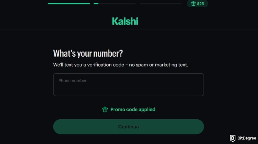 Kalshi review: the platform asking for phone number. Kalshi review: the platform asking for phone number.
