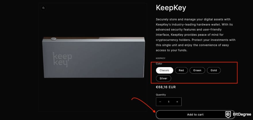 KeepKey discount code: KeepKey's hardware wallet buy page. KeepKey discount code: KeepKey's hardware wallet buy page.