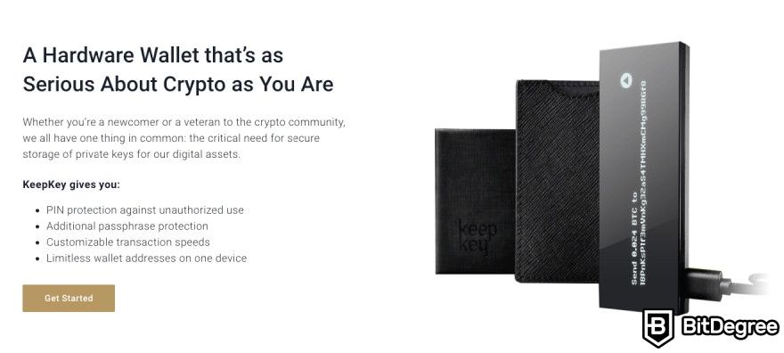 KeepKey review: security.
