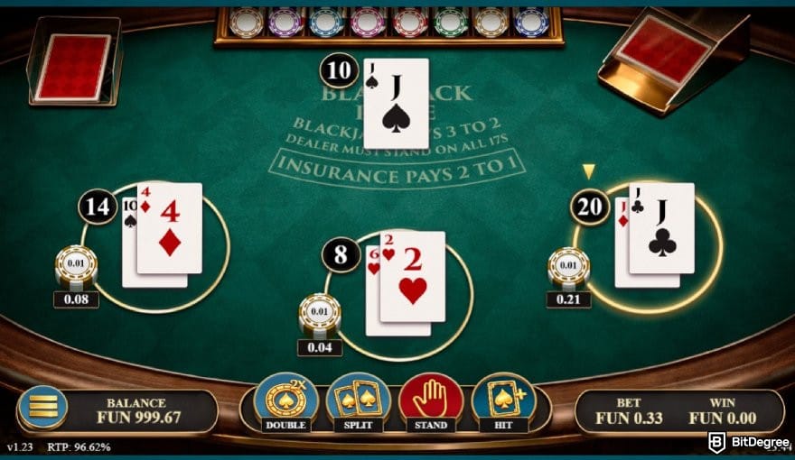 Kings.Game casino review: Blackjack Prime on Kings.Game.