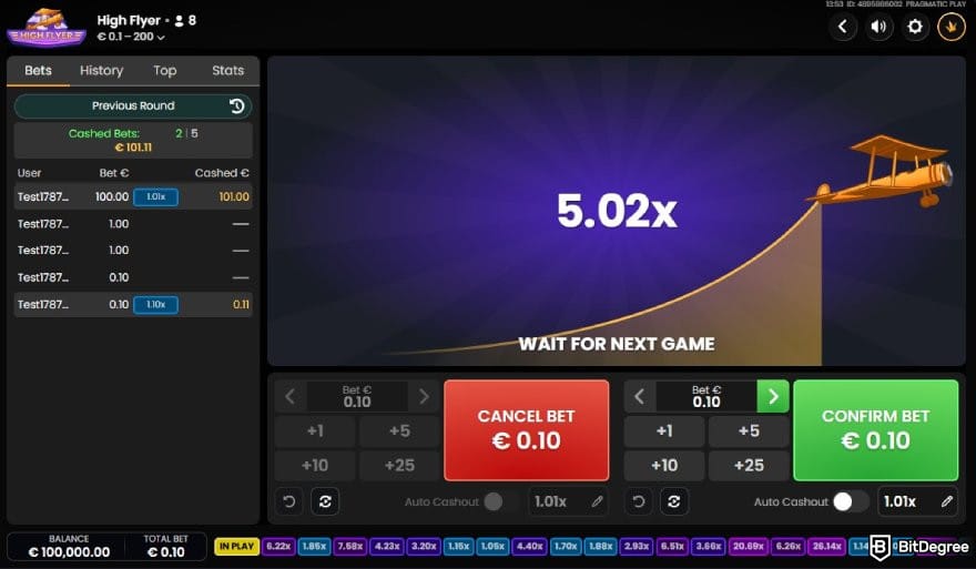 Kings.Game casino review: High Flyer on Kings.Game.