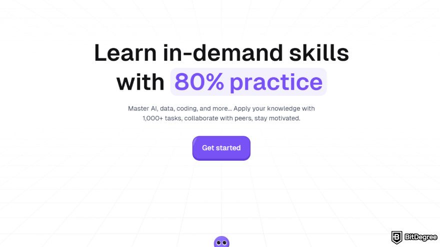 Knowely reviews: 80% practice and less theory.