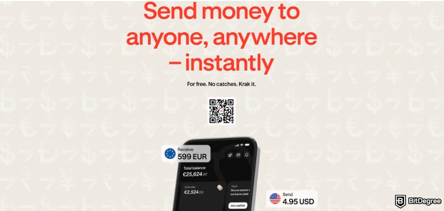 Krak app review: Krak page on Kraken website.