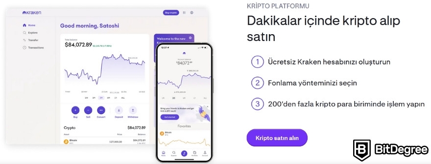 En İyi Türk Kripto Para Borsası: Kraken.