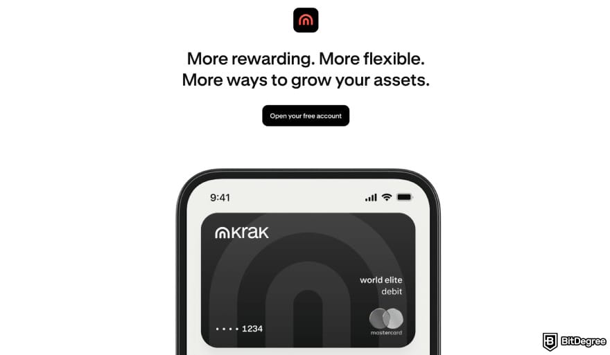 Kraken review: Krak app and card.