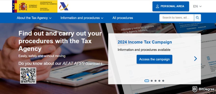 Kraken taxes: AEAT website.