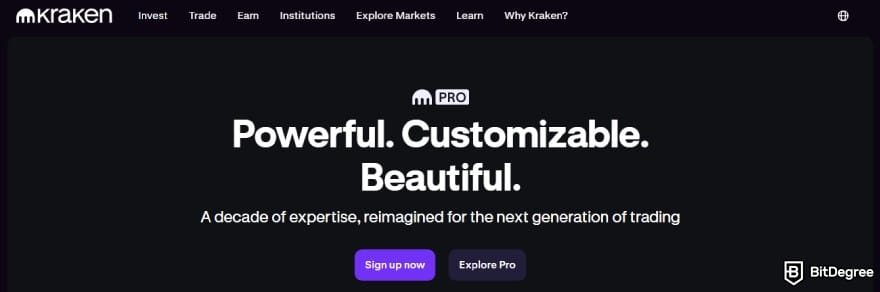 Kraken taxes: Kraken Pro website.