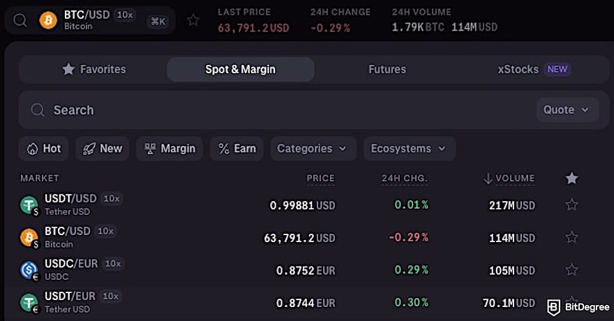 Kraken vs Crypto.com: Kraken Pro's trading pairs. Kraken vs Crypto.com: Kraken Pro's trading pairs.