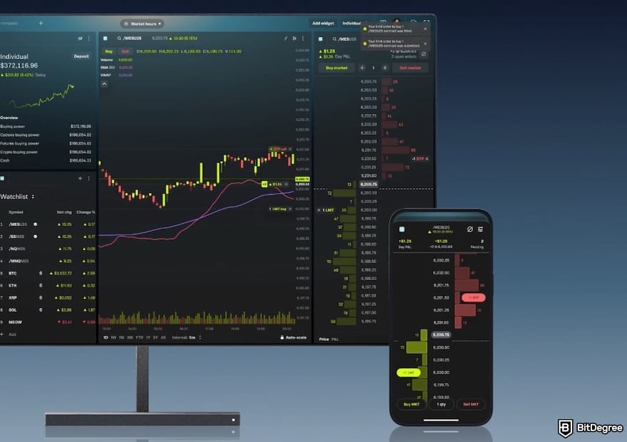 Kraken vs Robinhood comparison: Robinhood's futures trading interfaces on mobile and desktop. Kraken vs Robinhood comparison: Robinhood's futures trading interfaces on mobile and desktop.