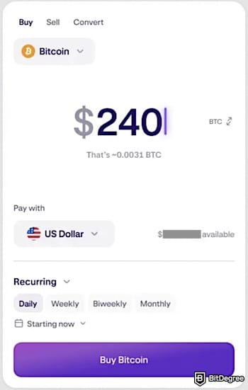 Kraken vs Robinhood comparison: entering the amount of crypto you want to buy on Kraken's Instant Buy interface. Kraken vs Robinhood comparison: entering the amount of crypto you want to buy on Kraken's Instant Buy interface.