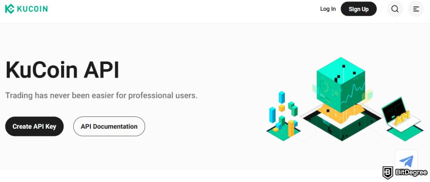 KuCoin copy trading: KuCoin API.
