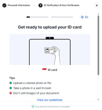 KuCoin KYC requirements: ID verification on KuCoin.